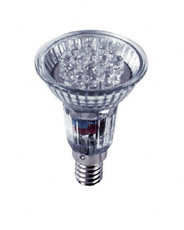 PAR16 BL, Светодиодная лампа 1Вт, синего цвета, цоколь E14